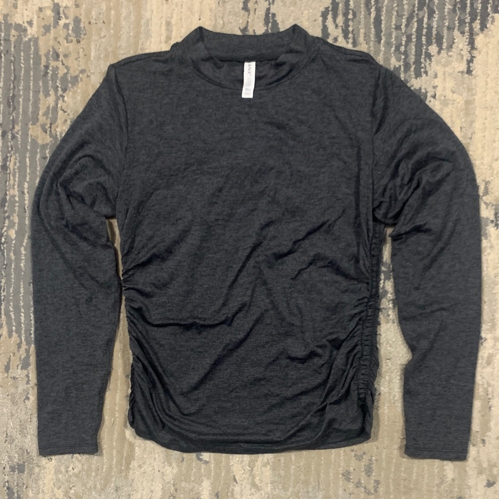 Spanx Dark Gray Long Sleeve Tee